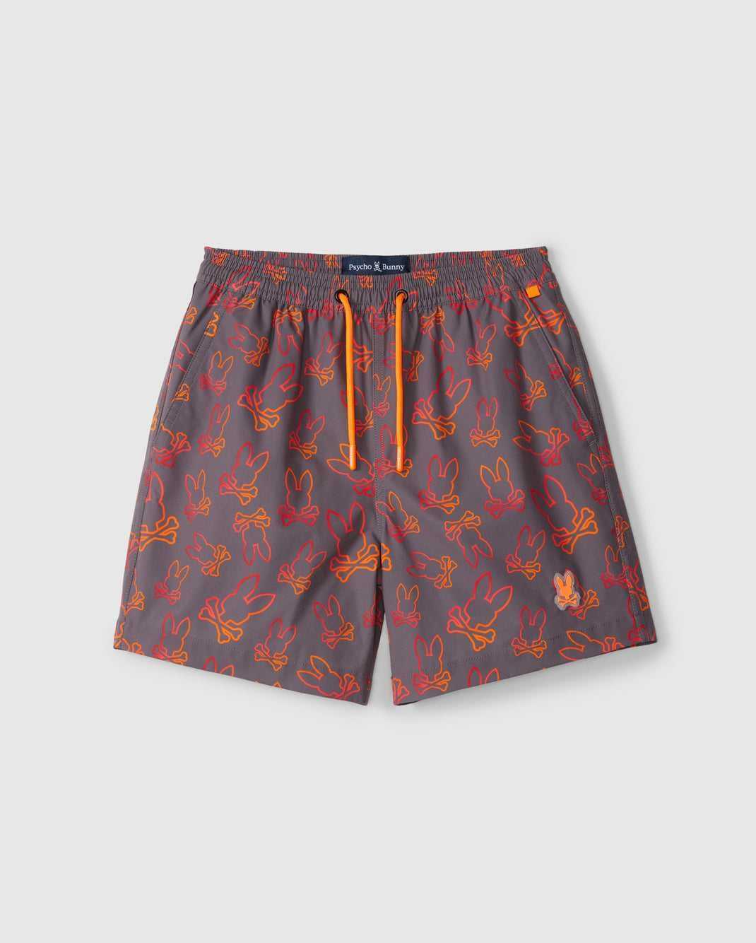 Slip de Bain Psycho Bunny Sheldon All Over Print Swim Trunk Grise Marron Enfant | VUC-60212315